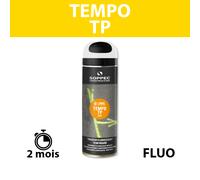 Bombe de peinture - Traceur de chantier SOPPEC blanc fluo temporaire 2-8 semaines - 141600