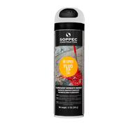 Traceur de chantier très fluorescent Fluo TP - couleur blanc - SOPPEC - 143500