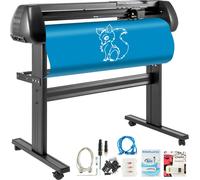 Traceur de découpe VEVOR, machine à tracer Avance papier max. 720 mm, traceur de découpe vinyle, traceur de film, machine à tracer de découpe vinyle, précision de coupe 0,01 mm, traceur Hobby, 3 lames