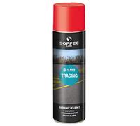 Bombe de peinture - Traceur de ligne SOPPEC pour le marquage rouge tracing 500 ml -151604