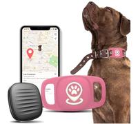 Traceur de localisation pour Chiens, étiquette Intelligente avec Couverture améliorée, Fonctionne sans heurt avec l'application Trouver Mon, sans Frais mensuels, Noir Pas de GPS, iOS Uniquement