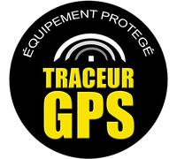 traceur GPS - 10cm - Autocollant/Sticker
