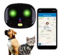 Traceur GPS 4G pour Animaux Chien Chat avec App de Suivi Android et iOS Noir YONIS