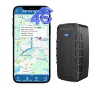 Traceur GPS 4G pour Voiture Magnétique GPS Tracker Suivi en Temps réel,étanche,localisation de véhicule,Longue Autonomie avec Batterie 20000mah,Alarme antivol pour Voiture,Camion,Bateau