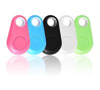 Traceur GPS Bluetooth et GPS pour Animaux de Compagnie,Localisateur Intelligent pour Chats, Chiens, Valise, clés, Portefeuille, etc,5 Packs Mix adapté(Blanc, Bleu, Vert, Rouge, Noir)