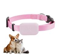 Traceur GPS Chat Chien, Traceur Pour Animaux, Sans Abonnement Mensuel, Étanche, Bluetooth, Collier Réglable, Localisation GPS, Longue Durée De Vie De La Batterie, Compatible Avec iOS Et Android (rose)