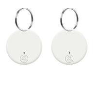 Traceur Gps Chat Chiens, 2 Pièces Tracker Gps pour Chiens Chats, Localisation Résistants Traceur Chien Chats, Porte Clés Léger Tracker Alarme Chatons Chiots, pour Accessoires Animaux Compagnie