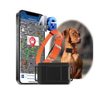Traceur GPS Chien 4G Collier Gps Pour Chiens Avec Clôture électronique Collier Anti Fugue Chien Uivez Les étapes de Votre Animal via L'app Vous Pouvez le Trouver Par Le Son et la Lumière -APP Gratuite
