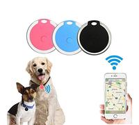 Traceur GPS Chien, Mini Dog GPS Tracking Device Key Finder Locator Round Hidden Small Portable Tracking Device Bluetooth Intelligent Anti-Lost Device for Luggage,Vehicle,Child,Pet (3pcs)