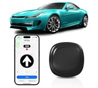 Traceur GPS de voiture pour iOS et Android, traceur GPS voiture en temps | Tracker GPS magnétique pour voiture, étanche IP68, traceur caché pour voiture, véhicules en temps réel avec 2 batteries de