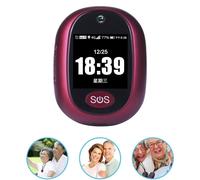 Traceur GPS Étanche 4G Avec Appel Vidéo Et Suivi Santé Écran Tactile 1.3 Pouces Rouge YONIS
