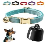 Traceur GPS, mini collier de suivi de localisation pour chat, chien, animal de compagnie et bagage, compatible iOS et Android, No Monthly Fees (01)