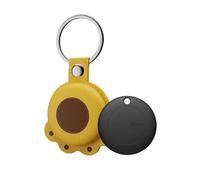 Traceur GPS Mitag Bluetooth Localisateur Intelligent Appareil Anti-Perte Clés Mobiles Animaux de Compagnie Personnes âgées Enfants Finder Fonctionne avec Find My(Black Yellow)