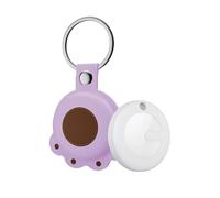 Traceur GPS Mitag Bluetooth Localisateur Intelligent Appareil Anti-Perte Clés Mobiles Animaux de Compagnie Personnes âgées Enfants Finder Fonctionne avec Find My(White Purple)
