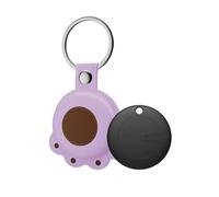 Traceur GPS Mitag Bluetooth Localisateur Intelligent Appareil Anti-Perte Clés Mobiles Animaux de Compagnie Personnes âgées Enfants Finder Fonctionne avec Find My(Black Purple)