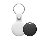 Traceur GPS Mitag Bluetooth Localisateur Intelligent Appareil Anti-Perte Clés Mobiles Animaux de Compagnie Personnes âgées Enfants Finder Fonctionne avec Find My(Black White)