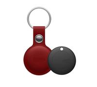 Traceur GPS Mitag Bluetooth Localisateur Intelligent Appareil Anti-Perte Clés Mobiles Animaux de Compagnie Personnes âgées Enfants Finder Fonctionne avec Find My(Black Red)