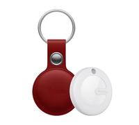 Traceur GPS Mitag Bluetooth Localisateur Intelligent Appareil Anti-Perte Clés Mobiles Animaux de Compagnie Personnes âgées Enfants Finder Fonctionne avec Find My(White Red)