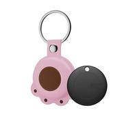 Traceur GPS Mitag Bluetooth Localisateur Intelligent Appareil Anti-Perte Clés Mobiles Animaux de Compagnie Personnes âgées Enfants Finder Fonctionne avec Find My(Black Pink)