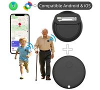 Traceur GPS Modèle Broche - Compatible iOS & Android - Sans Abonnement - Batterie Remplaçable