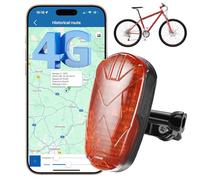 Traceur GPS Moto 4G Géolocalisation Véhicule Winnes Tracker GPS Vélo Moto Voiture Trotinette Électrique Traqueur sans Carte SIM Étanche Alerte SOS Mouvement Vitesse Historique 6 Mois Localisation