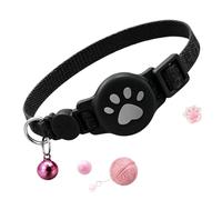Traceur GPS pour Animal, Collier GPS Chat et Chien sans Abonnement Mensuel, Localisation Temps Réel, Anti-Perte connecté, Léger Compact pour Usage Extérieur(Black)
