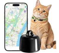 Traceur GPS pour Chat & Chie, Compatible iOS & Android, sans Frais SuppléMentaires, Suivi Mondial, Traceur GPS Intelligent pour Animaux De Compagnie, VéHicules, CléS Et Bagages