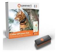Traceur GPS pour Chat - Weenect XS (Black Edition 2023) Blanc / Noir G