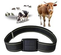 Traceur GPS Solaire pour Bovins, Suivi Historique, Positionnement en Temps Réel Et étanche, Dispositif De Localisation pour Bovins, Ovins Et Chevaux