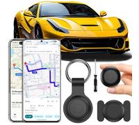 Traceur GPS Voiture, 2026 Nouveau Air Tracker Android et iOS, Tracker de Voiture Magnétique étanche Smart Air Traceur GPS sans Abonnement, Magnétique Traceur Tag Caché pour Moto/Wagons/Vélo