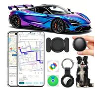 Traceur GPS Voiture, 2026 Nouveau Car GPS Tracker pour Android y iOS, Magnétique Tracker de Voiture sans Abonnement, Invisible Bluetooth Smart Tag pour Moto/Wagons/Vélo