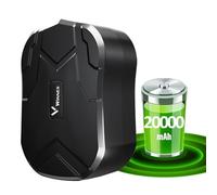 Traceur GPS Voiture 4G LTE 20000mAh - Autonomie Jusqu'à 240 Jours, Tracker GPS Moto Magnétique sans Perçage, Localisateur GPS Anti-Vol avec Alarme Vibration/Géofence pour Gestion de Flotte TK905Pro