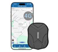 Traceur GPS Voiture 4G, Tracker Aimanté, Longue Autonomie 6 Mois, Alarme Antivol/Vibration, Traqueur GPS sans Carte SIM (Abonnement Requis) Suivi en Temps Réel TK905E