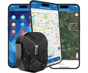 Traceur GPS Voiture 4G Winnes TK905B Tracker GPS Suivi en Temps Réel Localisation Précise avec Aimant Puissant Alarme Antivol Historique Trajet Batterie 10000mAh Traqueur Alarme de Géobarrière