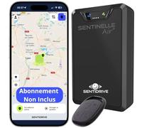 Traceur GPS Voiture Autonome avec Batterie - Tracker GPS sans Abonnement (Boîtier Seul) - Hotline Assistance 24/7 - Balise GPS Voiture Haute Précision (1 Sec) - Détection en sous Sol