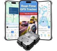 Traceur GPS Voiture, magnétique et étanche, 4G LTE,portée illimitée, alertes intelligentes, Dispositif de Suivi Discret (abonnement requis)