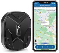 Traceur GPS Voiture TK905 Tracker Localisateurs d'Objets Magnétique Étanche avec Détection Vibration Antivol pour Voiture Moto Valise avec Batterie Rechargeable 5000mAh,Utiliser avec Carte SIM
