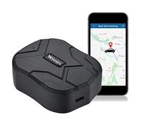 Traceur GPS Voiture Tracker 5 Mois en Veille Plusieurs Alarmes Intelligentes étanche avec Aimant Antivol APP Aucun Abonnement Requis 6 Mois Historique De Navigation Adapté aux GPS Poids Lourds TK905B