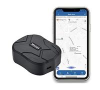 Traceur GPS Voiture,Tracker GPS Carte SIM Gratuite Pour Véhicules,Suivi en Temps Réel 150 Jours en Veille,Étanche Anti-Perte Localisateur GPS,GPS Tracker Alarme pour Moto Bateau Gratuit APP