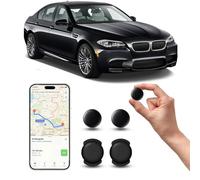 Traceur Localisateur D’Objets Bluetooth, A- IR tag Traceur magnétique caché pour Voiture sans Frais mensuels, GPS Tracker pour Enfants Animaux domestiques avec Apple Find My (iOS) no SIM (2 Noir)