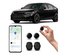 Traceur Localisateur D’Objets Bluetooth, Android Traceur magnétique caché pour Voiture sans Frais mensuels, GPS Tracker pour Enfants Animaux avec Goo- gle Find My Device no SIM (2 Noir)