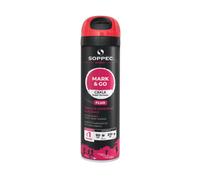 Traceur MARK & GO Éphémère rouge fluo 500 ml SOPPEC - 182013