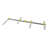 Traceur/placeur Sylvapro® - outil ossature bois aluminium - entraxes 40/60 cm réglables - sabots solives 40 à 90 mm - pose rapide et précise