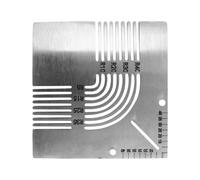Traceur Pour Carrelage Mini Outil D'Alignement Et Biseautage À Arc En Acier | Règle De Marquage Pour Le Bois Pour Construction Mur Sol Coupe Bord Trou Coin Pavage Dallage