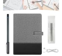Tracify Pad Notebook, Drawing, Smart Sync Pen and Notebook, 3rd Generation Smartbook with 5 0.02mm High-Precision Spare Refills, Graffiti, Meetings (Gray Stitching)