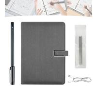 Tracify Pad Notebook, Drawing, Smart Sync Pen and Notebook, 3rd Generation Smartbook with 5 0.02mm High-Precision Spare Refills, 10m Wireless Transmission for Notes, Graffiti, Meetings (Gray)