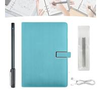 Tracify Pad Notebook, Drawing, Smart Sync Pen and Notebook, 3rd Generation Smartbook with 5 0.02mm High-Precision Spare Refills, 10m Wireless Transmission for Notes, Graffiti, Meetings (Sky Blue)