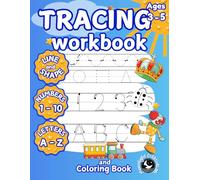 Tracing Workbook for Kids Ages 3-5: Learn to Trace Lines, Shapes, ABC Letters and Numbers 0-10 | Pre-Writing Skills, Handwriting Practice, Fine Motor ... Activity Book for Toddlers (94 Pages)