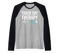 Track Day Therapy Citation avec Ligne ECG et stéthoscope Manche Raglan
