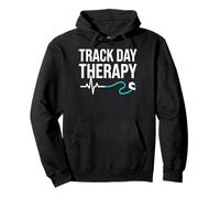 Track Day Therapy Citation avec Ligne ECG et stéthoscope Sweat à Capuche